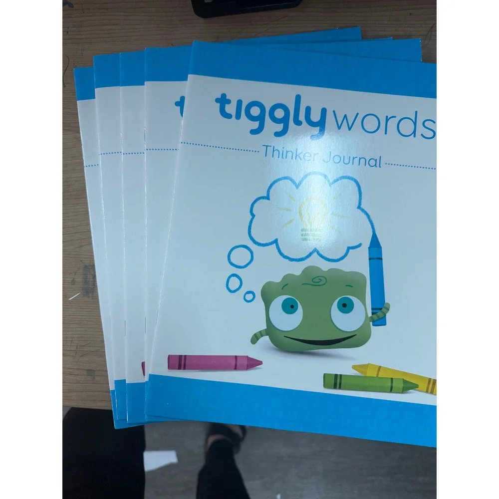 Tiggly Words Interactive Learning Set Vowels‎ Teacher Handbook Journals Case